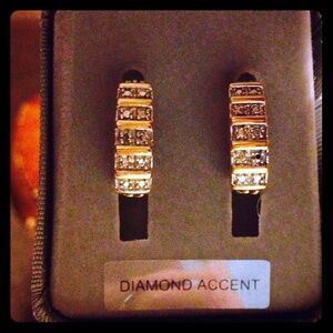 #110- 18k gold over sterling silver earrings